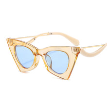 Load image into Gallery viewer, Rimless Women Sunglasses 2023 Cat Eye Sun Glasses Female  Brand Designer Vintage Sunglasses  Gafas De Sol