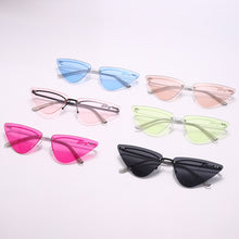 Load image into Gallery viewer, Rimless Women Sunglasses 2023 Cat Eye Sun Glasses Female  Brand Designer Vintage Sunglasses  Gafas De Sol