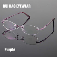 Load image into Gallery viewer, Rimless Women&#39;s Glasses Frame Designer Spectacles Women Eyeglasses Optical Frame Prescription Eyewear Eyeglass Frames gafas