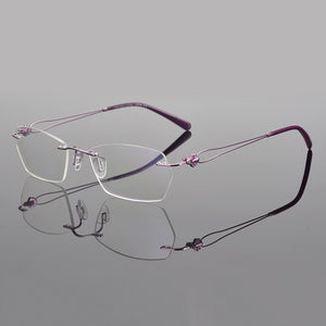 Rimless glasses frame women eyeglasses myopia spectacle frames goggle Brand computer prescription eye glasses frames for women