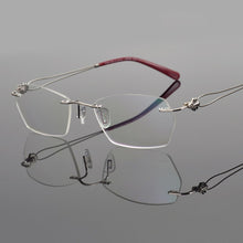 Load image into Gallery viewer, Rimless glasses frame women eyeglasses myopia spectacle frames goggle Brand computer prescription eye glasses frames for women