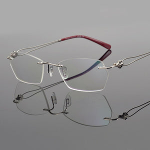 Rimless glasses frame women eyeglasses myopia spectacle frames goggle Brand computer prescription eye glasses frames for women
