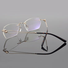 Load image into Gallery viewer, Rimless glasses frame women eyeglasses myopia spectacle frames goggle Brand computer prescription eye glasses frames for women