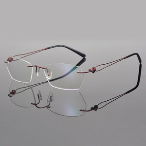 Rimless glasses frame women eyeglasses myopia spectacle frames goggle Brand computer prescription eye glasses frames for women