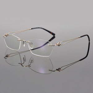 Rimless glasses frame women eyeglasses myopia spectacle frames goggle Brand computer prescription eye glasses frames for women