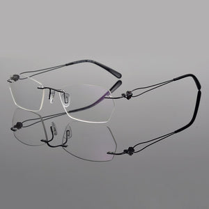 Rimless glasses frame women eyeglasses myopia spectacle frames goggle Brand computer prescription eye glasses frames for women