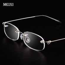 Load image into Gallery viewer, Rimless metal frame Nearsighted glass Ultralight Boxed Shortsighted Myopia glasses Women Men -1.0 -1.5 -2 -2.5 -3 -3.5 -4