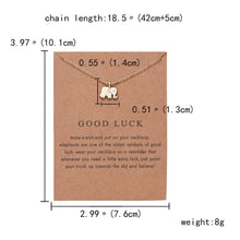 Carica l&#39;immagine nel visualizzatore di Gallery, Butterfly Elephant Pearl Of Love Gold-color Pendant Necklaces Clavicle Chains Necklace Fashion Necklace Women Jewelry