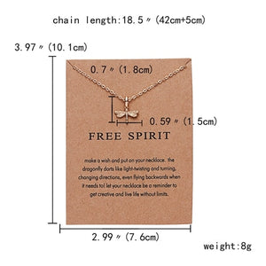 Butterfly Elephant Pearl Of Love Gold-color Pendant Necklaces Clavicle Chains Necklace Fashion Necklace Women Jewelry