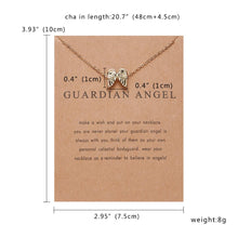 Carica l&#39;immagine nel visualizzatore di Gallery, Butterfly Elephant Pearl Of Love Gold-color Pendant Necklaces Clavicle Chains Necklace Fashion Necklace Women Jewelry