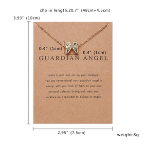 Butterfly Elephant Pearl Of Love Gold-color Pendant Necklaces Clavicle Chains Necklace Fashion Necklace Women Jewelry