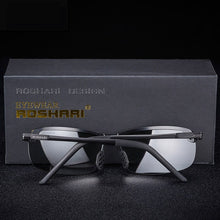 Load image into Gallery viewer, RoShari A52 Discolored sunglasses men polarized  Photochromic Professional driving Sun Glasses gafas de sol hombre