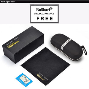 RoShari A52 Discolored sunglasses men polarized  Photochromic Professional driving Sun Glasses gafas de sol hombre