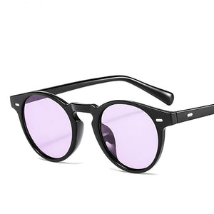 Robert Downey Sunglasses Acetate Retro classic round Sun Glasses unisex Summer  Vintage Glasses Red yellow blue purple