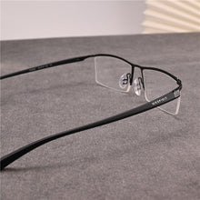 Carica l&#39;immagine nel visualizzatore di Gallery, Rockjoy Oversized Eyeglasses Frames Men 160mm Wide Glasses Male Spectacles Semi Rimless Eyewear Plain Lens