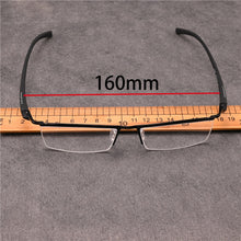 Carica l&#39;immagine nel visualizzatore di Gallery, Rockjoy Oversized Eyeglasses Frames Men 160mm Wide Glasses Male Spectacles Semi Rimless Eyewear Plain Lens