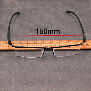 Rockjoy Oversized Eyeglasses Frames Men 160mm Wide Glasses Male Spectacles Semi Rimless Eyewear Plain Lens
