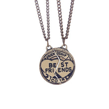 Load image into Gallery viewer, Romantic Eight Diagrams Tai Chi Black and White best friends pendant necklace BFF yin yang necklace friends top jewelry
