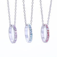Load image into Gallery viewer, Romantic Eight Diagrams Tai Chi Black and White best friends pendant necklace BFF yin yang necklace friends top jewelry