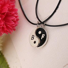 Load image into Gallery viewer, Romantic Eight Diagrams Tai Chi Black and White best friends pendant necklace BFF yin yang necklace friends top jewelry