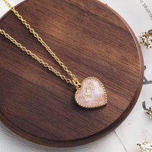 Load image into Gallery viewer, Romantic Sweet Cute Colorful Heart Shape Pendant Link Chain Necklaces for Women And Girls Wedding Engagement Accessories Jewelry