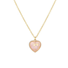 Load image into Gallery viewer, Romantic Sweet Cute Colorful Heart Shape Pendant Link Chain Necklaces for Women And Girls Wedding Engagement Accessories Jewelry