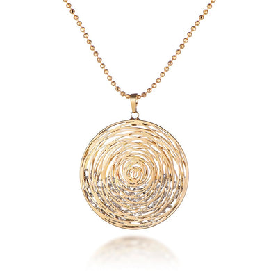 Rose Gold Hollow Flower Pendant Necklace Sweater Long Sweater Jewelry Geometric Crystal Necklace For Women Gift 2018 New Fashion
