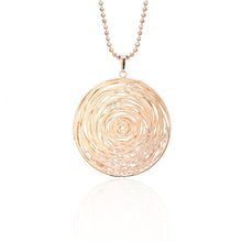 Load image into Gallery viewer, Rose Gold Hollow Flower Pendant Necklace Sweater Long Sweater Jewelry Geometric Crystal Necklace For Women Gift 2018 New Fashion