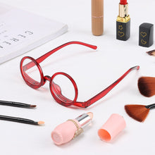 Load image into Gallery viewer, Rotating Magnifying Makeup Reading Glasses For Women Folding Clamshell Cosmetic Presbyopic Glasses For Elder Unisex +1.0~+4.0