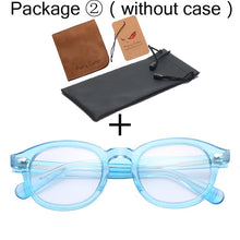 Load image into Gallery viewer, Round Acetate optical Transparent eyeglasses clear lens glasses fake frame spectacle Retro myopia optical Men Women prescription