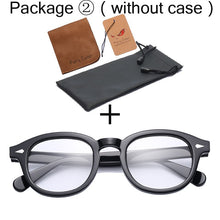 Load image into Gallery viewer, Round Acetate optical Transparent eyeglasses clear lens glasses fake frame spectacle Retro myopia optical Men Women prescription