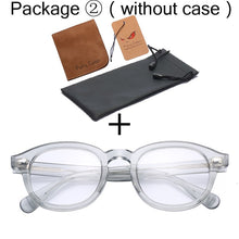 Load image into Gallery viewer, Round Acetate optical Transparent eyeglasses clear lens glasses fake frame spectacle Retro myopia optical Men Women prescription