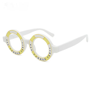 Round Anti Blue Light Blocking Glasses Women Men Optical Glasses Frame Prescription Spectacle Frames Computer Shades Unisex