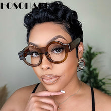 Carica l&#39;immagine nel visualizzatore di Gallery, Round Anti Blue Light Blocking Glasses Women Men Optical Glasses Frame Prescription Spectacle Frames Computer Shades Unisex