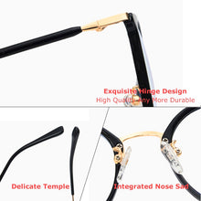 Load image into Gallery viewer, Round Anti Blue Light Computer Glasses Women Men Prescription Reading Ladies 2022 Eyeglasses Frame Radiation Protection Lens