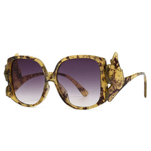 Load image into Gallery viewer, Round Brand Desinger Square Sunglasses Women 2023 Summer Butterfly Vintage Sun Glasses  Eyewear Protection UV400 Lunette De Sole