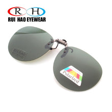 Load image into Gallery viewer, Round Clip on Sunglasses Unisex Glasses Clip Can Be Flip Up Sunglasses Polarized Sun Glasses Men Women Brand Driving Eyewear