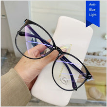 Load image into Gallery viewer, Round Computer Glasses Frame Women Men  Anti Blue Light Transparent Eyewear Blocking Glasses Clear Optical Spectacle Eyeglasses