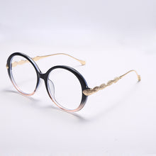 Load image into Gallery viewer, Round Computer Glasses Women Brand Designer Men Anti Blue Eyeglasses Optical Frames Ladies Eyewear Eyeglass Leaf Frame