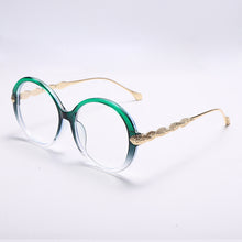 Load image into Gallery viewer, Round Computer Glasses Women Brand Designer Men Anti Blue Eyeglasses Optical Frames Ladies Eyewear Eyeglass Leaf Frame