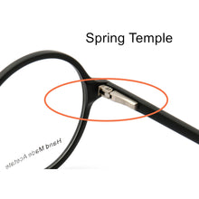 Load image into Gallery viewer, Round Eyeglasses Full Rim Metal Optical Frame Prescription Spectacle Myopia Vintage Eye Glasses Small Face Suitable High Diopter