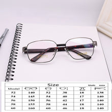 Load image into Gallery viewer, Round  Frame Metal Temple Legs Eyeglasses Frame Casual Optical Glasses Prescription Myopia Presbyopic Frame