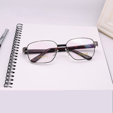 Load image into Gallery viewer, Round  Frame Metal Temple Legs Eyeglasses Frame Casual Optical Glasses Prescription Myopia Presbyopic Frame