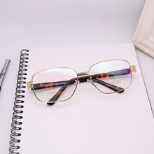 Load image into Gallery viewer, Round  Frame Metal Temple Legs Eyeglasses Frame Casual Optical Glasses Prescription Myopia Presbyopic Frame