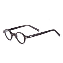 Load image into Gallery viewer, Round Men And Women Acetate Full Rim Small Size Glasses Frame With Spring Hinge For Lenses Myopia Reading Multifocal