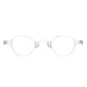 Round Men And Women Acetate Full Rim Small Size Glasses Frame With Spring Hinge For Lenses Myopia Reading Multifocal