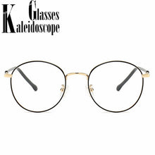 Load image into Gallery viewer, Round Finished Myopia Glasses Women Men Metal Prescription Eyewear Student Nearsighted Glasses Diopter -0.5 -1.0 -1.5 -2.0 to -4