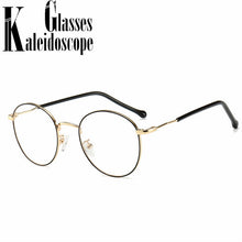 Load image into Gallery viewer, Round Finished Myopia Glasses Women Men Metal Prescription Eyewear Student Nearsighted Glasses Diopter -0.5 -1.0 -1.5 -2.0 to -4