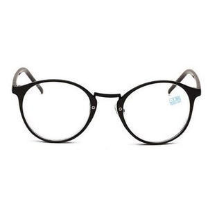 Round Finished Myopia Glasses Women Men Ultralight Black Frame Short-sight  Eyewear Prescription -1.0 -1.5 -2 -2.5 -3 -3.5 -4