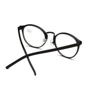 Round Finished Myopia Glasses Women Men Ultralight Black Frame Short-sight  Eyewear Prescription -1.0 -1.5 -2 -2.5 -3 -3.5 -4